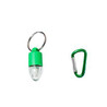 Custom Bullet Shaped LED Safety Light With Carabiner - N090410