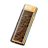 Custom PU Leather Dual E-Arc Lighter With Flashlight - N1401138