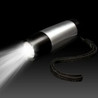 Custom 4" Pad Printed Silver Taper Flashlight - FLA022PP