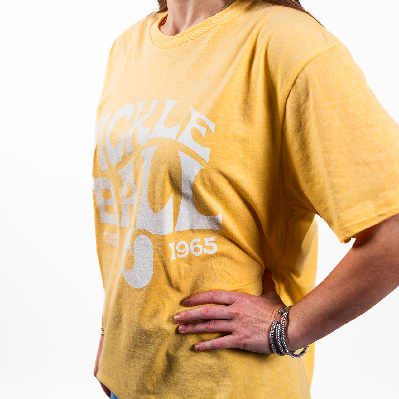 Heritage Pickle-ball Groovy Front Logo T-Shirt - Unisex | Heritage