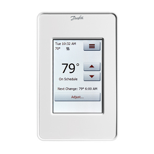 Danfoss 088L5140 LX Electric Floor Heating Programmable WiFi Touch Screen Thermostat