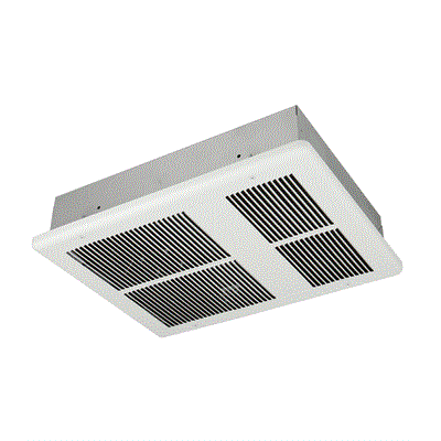 Markel H3387D-RP Fan Forced Ceiling Heater, 240V, 4.8kW, 16382 BTUs, 20A