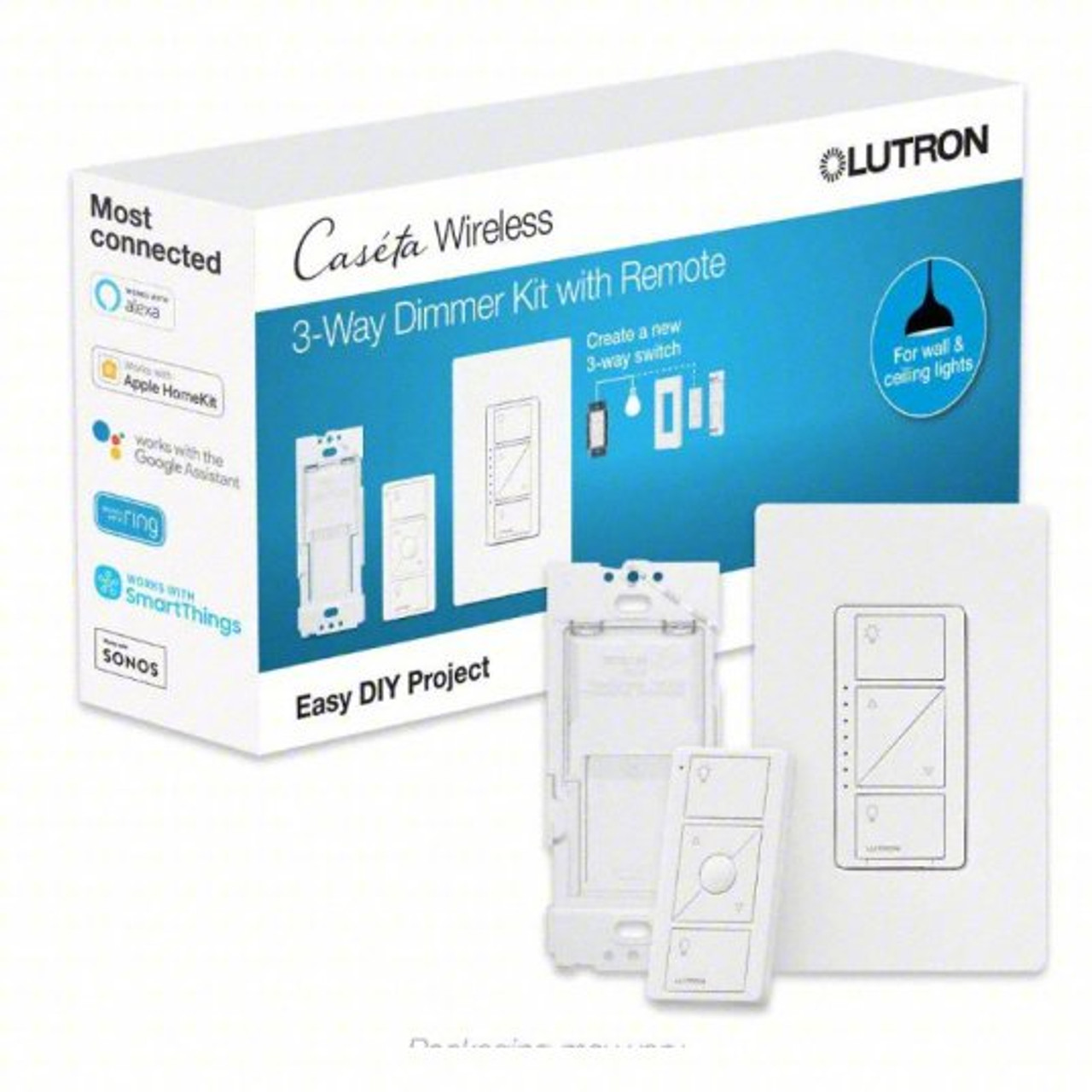 Lutron Pico PJ2-3BRL-WH-L01R Wireless Dimmer