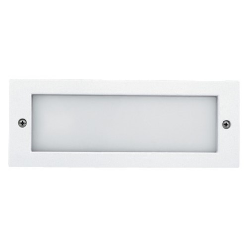 Elco Lighting ELST85W Trogon High Tech LED Brick Light, 120V, 12W, 3000K, White