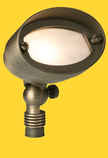 Corona Lighting CL-533B-AB Cast Brass Outdoor Directional Light, 12V, 35W T3, Antique Bronze