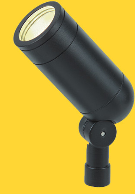 Corona Lighting CL-504-BK Diecast Aluminum Outdoor Directional Light, 12V, 35W MR11, Black
