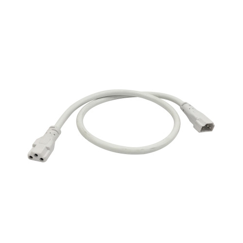 Nora Lighting NUA-924W 24" Jumper Cable for Bravo Frost Tunable White Undercabinet Lights, White