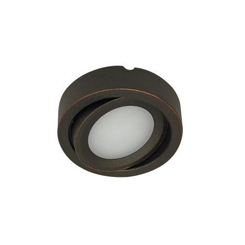 Nora Lighting NMP2-A27BZ 24V Adjustable Josh LED Puck Light, 3.5W, 300 Lumens, 2700K, Bronze