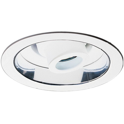 Elco Lighting EL2511C 6" Adjustable Spot with Reflector Trim, Clear with White Trim