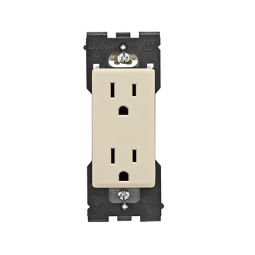 leviton, renu, outlet, receptacle, plug, tamper resistant, duplex, duplex receptacle