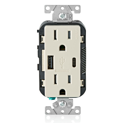 leviton, outlet, receptacle, duplex, usb, usb outlet, usb ouetlets