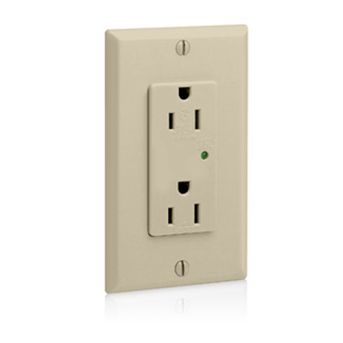 leviton, decora, receptacle, outlet, duplex, grounding, surge protector, surge protective