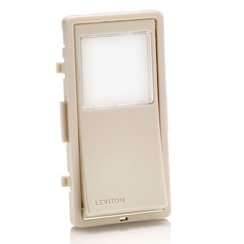 Leviton VPTKT-T Decora 24 Hour Programmable Timer Switch Faceplate, Light Almond