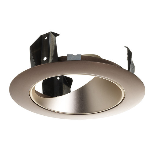 Juno Lighting 47L WHZBRZ 4" Adjustable Angle Cut Cone Trim, Wheat Haze Cone with Bronze Trim Ring