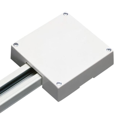 Halo Lighting L907P Outlet Box for Use with T-Bar Ceiling for Single Circuit Track, White