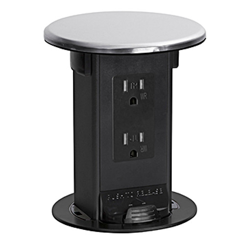 lew, lew electric, outlet, pop up, kitchen, kitchen counter outlet, tamper resistant, usb