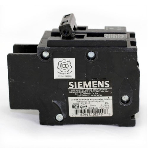 siemens, breaker, circuit breaker, bolt on, bq, ite, ite bq