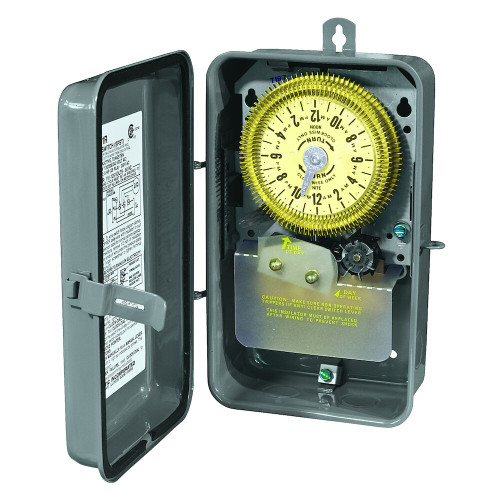 intermatic, timer, 24hr, 24 hour, 24 hour timer, 24 hr timer, heavy duty, mechanical, mechanical timer, mechanical time switch