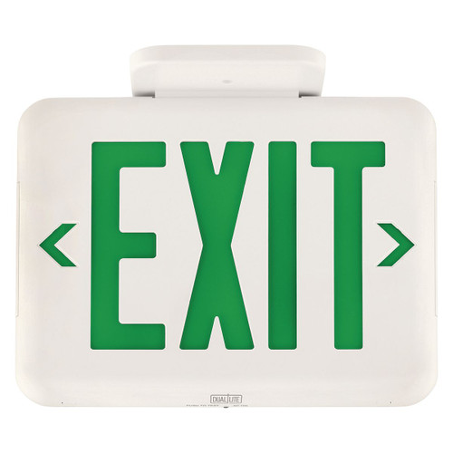 dual lite, dual-lite, current lighting, hubbel lighting, exit and emergency lighting, exit sign, led exit sign