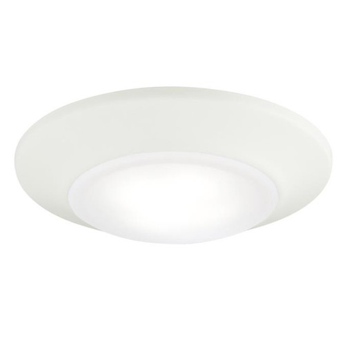 Westinghouse 6364400 6-Inch Dimmable LED Indoor/Outdoor Surface Mount, Wet Location, ENERGY STAR, 5000K, White Finish with Frosted Lens