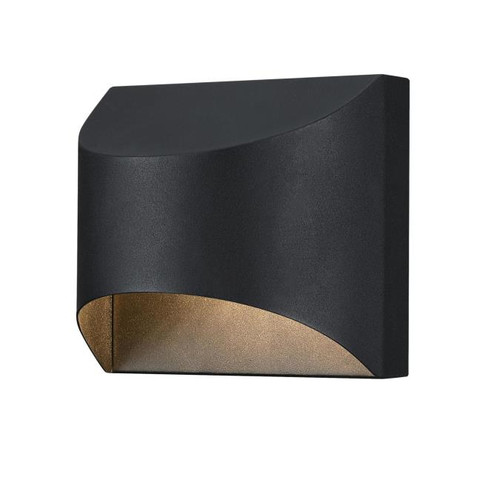 Westinghouse 6122800 Nardella One-Light Dimmable LED Outdoor Wall Fixture, Dark Sky Friendly, Textured Black Finish