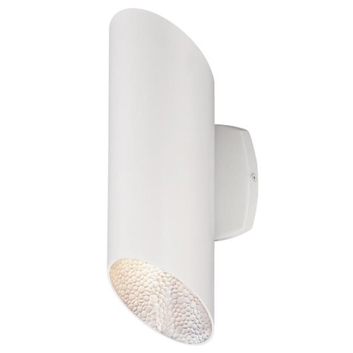 Westinghouse 6348700 Skyline Two-Light LED Outdoor Wall Fixture, Up and Down Light, White Finish