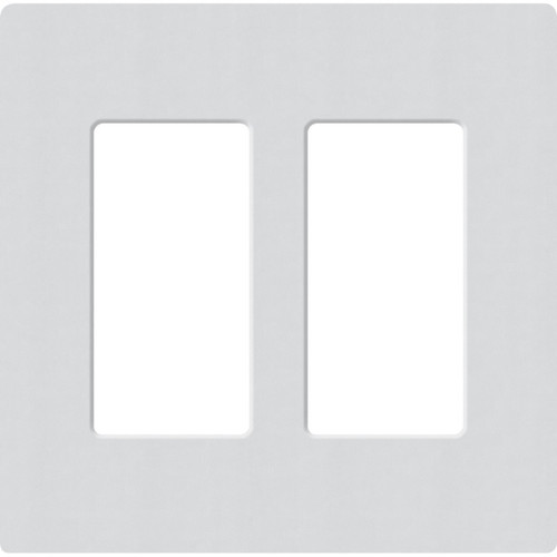 Lutron SC-2-MI Satin Decora 2-Gang Screwless Wallplate, Mist