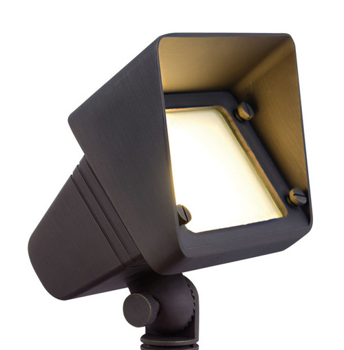 Lightcraft Outdoor LED-FL-115B-20W-30K Integrated Cohiba Power Flood, 20W LED, 3000K, Natural Bronze