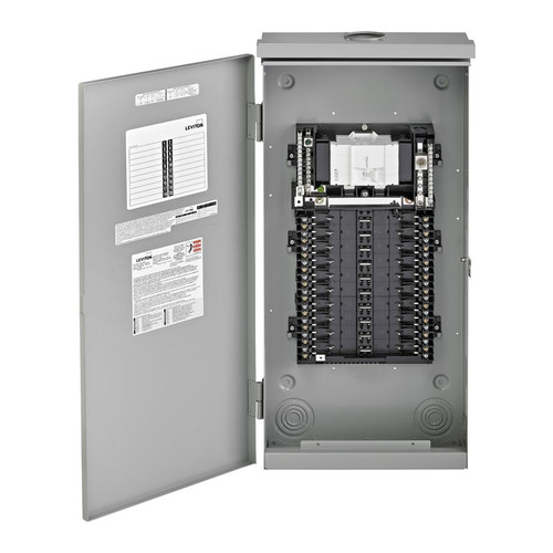 leviton, load center, outdoor load center, leviton load center, circuit breaker system, energy management