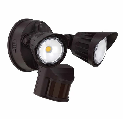 Westgate SL-20W-MCT-BZ-P Outdoor LED Security Light with PIR Sensor, 20W, Adjustable CCT (3000K/4000K/5000K), Bronze