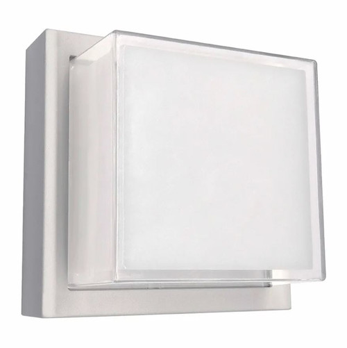 Westgate LRS-G-MCT-C90-WH Outdoor Architectural Square LED Wall Light, 12W, Adjustable CCT (3000K/4000K/5000K), White