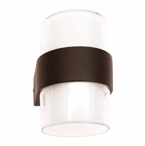 Westgate LVW-110-UD-MCT-ORB Outdoor Mini LED Wall Sconce, 6W, Adjustable CCT (3000K/4000K/5000K), Oil-Rubbed Bronze