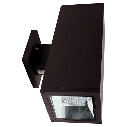 Westgate WMCS5-UDL-MCT-BR-DD 5" Outdoor LED Square Cylinder Up/Down Light, 40W, Adjustable CCT (3000K/4000K/5000K), Bronze