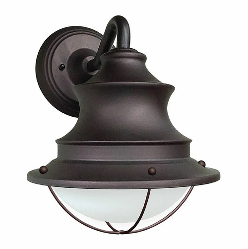 Westgate LRS-SWG-MCT5-ORB Outdoor LED Wall Lantern with Wireguard, 12W, Adjustable CCT (2700K/3000K/3500K/4000K/5000K), Oil-Rubbed Bronze