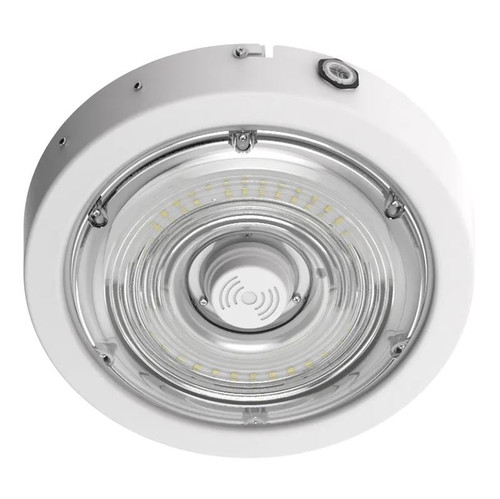 Westgate CXER-30-50W-MCTP-SR-WH Round New Concept LED Garage and Ceiling Light, Adjustable Wattage (30W/40W/50W), Adjustable CCT (3000K/4000K/5000K), White