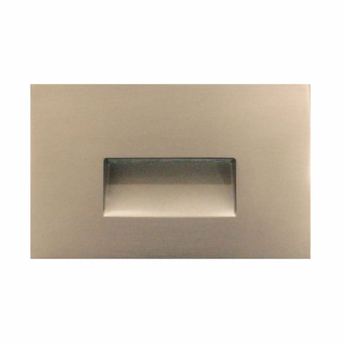 Westgate SLT-A-BN Precision-Cast Aluminum Step Light Face Plate for SLEA Series, Brushed Nickel