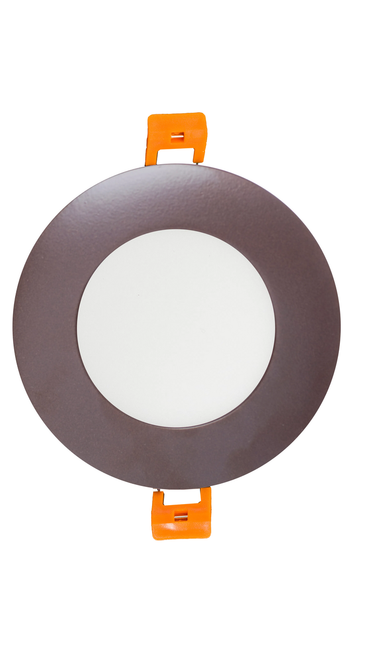 Westgate RSL4-MCT5-ORB 4" Round Ultra-Slim LED Recessed Light, 9W, Adjustable CCT (2700K/3000K/3500K/4000K/5000K), Oil-Rubbed Bronze