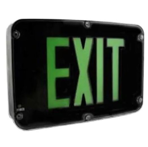 Westgate XTN4X-1GB NEMA 4X LED Exit Sign, Single Face, 120-277V, Black Housing with Green Letters