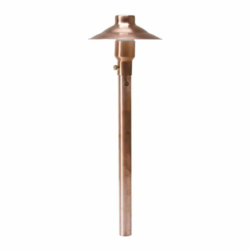 Westgate LA-010-CR Solid Copper LED Area Light, 12V, 3W, 3000K, Copper