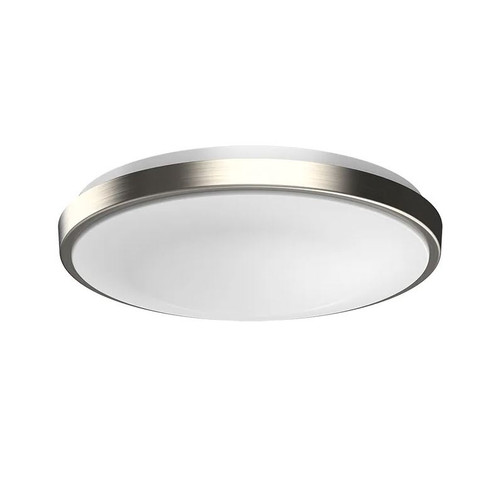 Westgate FSL-13-MCT5 13" Single Ring LED Flush Mount, 20W, Adjustable CCT (2700K/3000K/3500K/4000K/5000K), Brushed Nickel