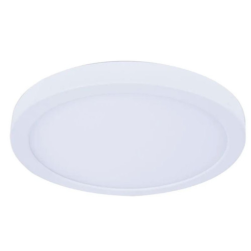 Westgate FMLE-R9-MCT5-E26 9" Decorative LED Flush Mount, 17W, Adjustable CCT (2700K/3000K/3500K/4000K/5000K), White