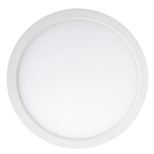 Westgate FMLE-R12-MCT5 12" Decorative LED Flush Mount, 21W, Adjustable CCT (2700K/3000K/3500K/4000K/5000K), White