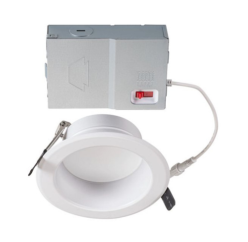 Keystone KT-RDLED9-4B-9CSF-FDIM 4" Remote Driver LED Recessed Downlight, 9W, Selectable CCT (2700K/3000K//3500K/4000K/5000K), 90CRI, White