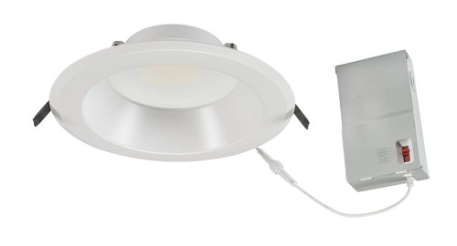 Keystone KT-RDLED29PS-8B-9CSF-VDIM 8" Remote Driver LED Recessed Downlight, Selectable Wattage (16.5W/23W/29W), Selectable CCT (2700K/3000K//3500K/4000K/5000K), 90CRI, White