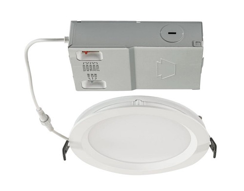 Keystone KT-WDLED10.5PS-4A-9CSF-VDIM 4" Slim Wafer LED Recessed Downlight, Selectable Wattage (8.5W/9.5W/10.5W), Selectable CCT (2700K/3000K/3500K/4000K/5000K), White