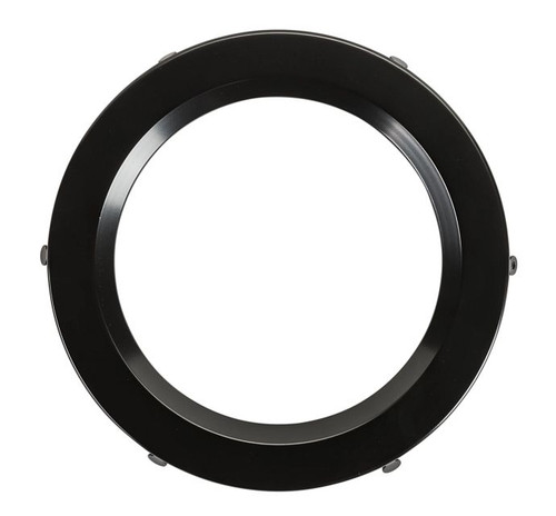 Keystone KT-WDLED-6B-MB-TRIM 6" Interchangeable Trim for 6B Recessed Wafer Downlights, Matte Black