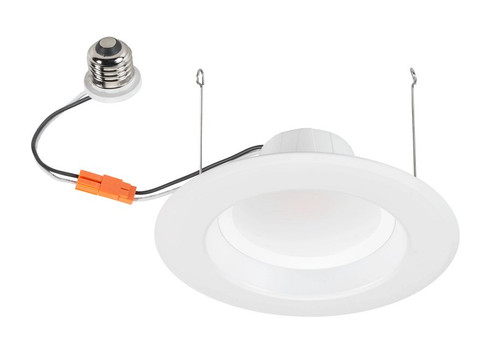 Keystone KT-LED14RD-6C-9CSF-DIM 6" LED Downlight Retrofit Trim, 14W, Selectable CCT (2700K/3000K/3500K/4000K/5000K), White