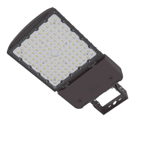 ESL Vision ESL-AL-75150W-13050-HV-GRYM-T3 LED Area Light with Yoke Mount, 200-528V, Selectable Wattage (75W/90W/120W/150W), Selectable CCT (3000K/4000K/5000K), Grey