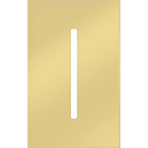 Lutron LWT-G-BB Grafik T 1-Gang Wallplate, Bright Brass