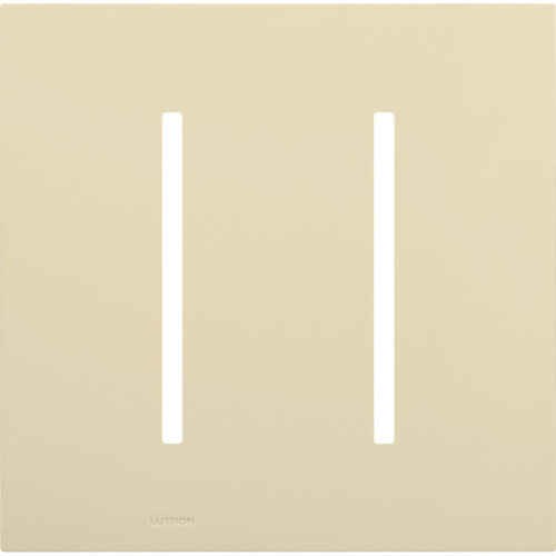 Lutron LWT-GG-BE Grafik T 2-Gang Wallplate, Beige